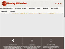 Tablet Screenshot of nottinghill-coffee.com